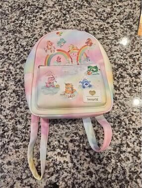 Loungefly Care Bears Rainbow Backpack
